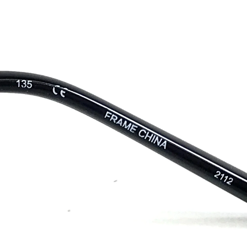 DKNY Eyeglasses Frames DK1027 001 Black Gold Cat Eye Wire Rim 53-17-135